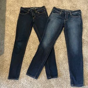 American eagle skinny jeans 8 long